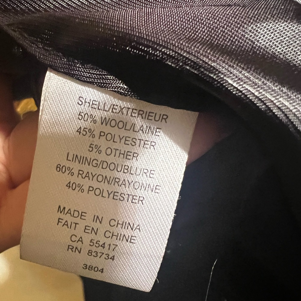 Linea Domani Wool Jacket Size 8 - Picture 9 of 10